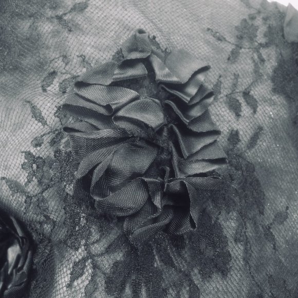 Ruben Panis Vtg Lace Evening Cocktail Midi Dress - Picture 5 of 16